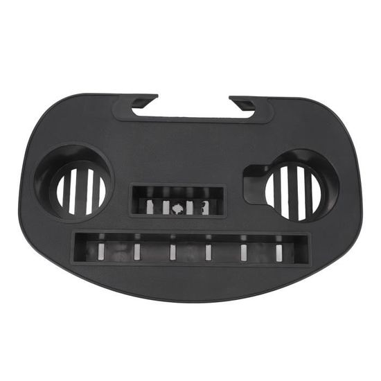 Plateau Accoudoir Canapé CLESOO 5-en-1 - Avec Porte-gobelet, Support Téléphone Et Rangement - Ajustable
