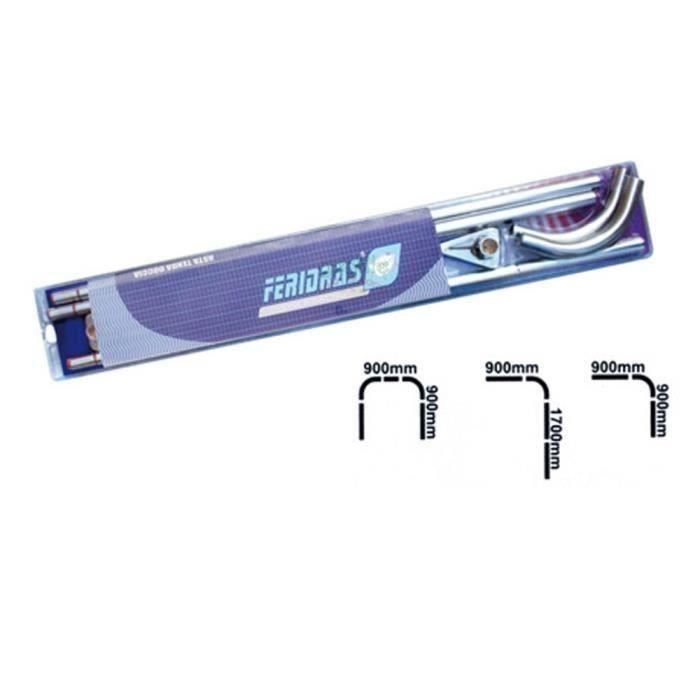 barre d'angle rideau de douche 90x90x90cm chromée accessoires de salle de bain