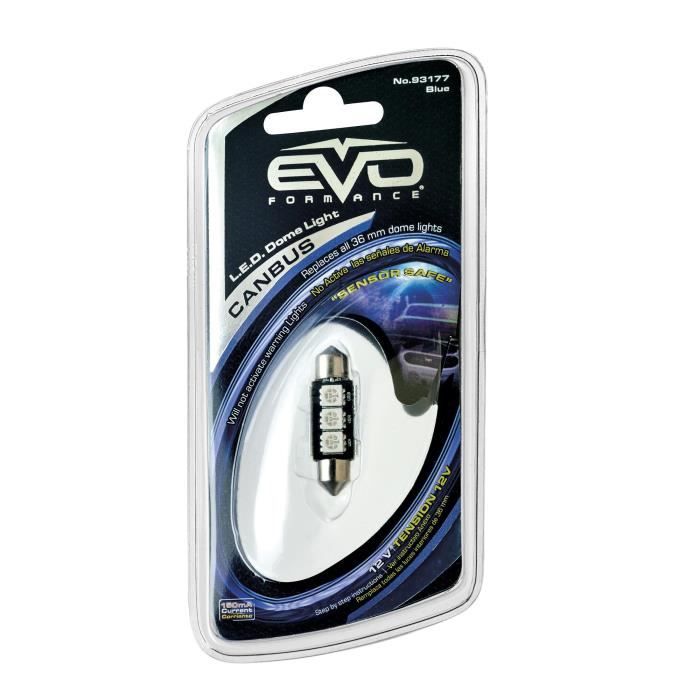 1 Ampoule Led Navette Canbus 36MM Bleu