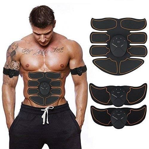Electrostimulateur,Ceinture Abdominale,Appareil Abdominal Muscle ABS Forme d'Exercice Fitness, Appareil Fitness pour Homme