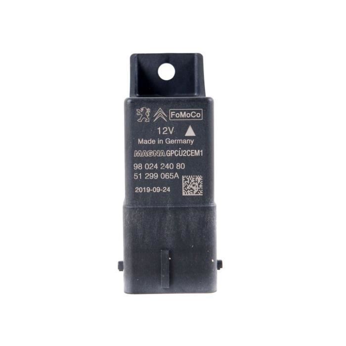 Relais de Préchauffage Citroen C1 C2 C4 C5 Jumpy Xsara Picasso Peugeot 206 207 307 406 407 Partner Renault Kangoo Thalia 9640469680