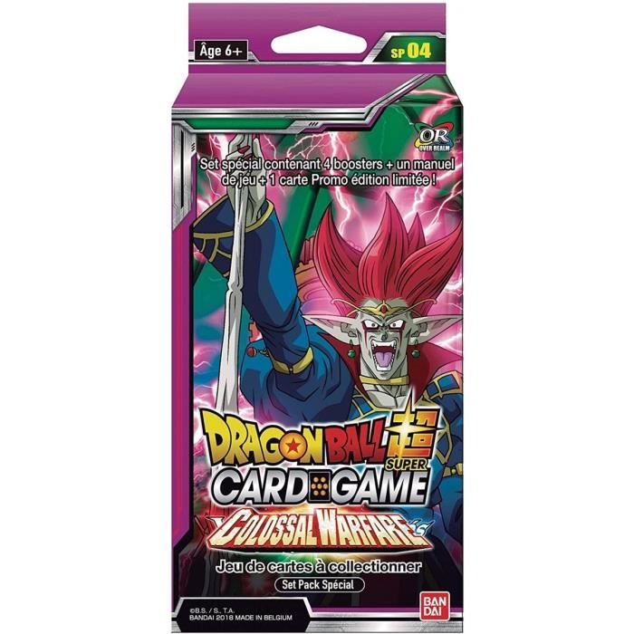 Dragon Ball Z Super : Deck Edition Speciale Serie 4 : Colossal Warfare - Carte A Collectionner Francaise
