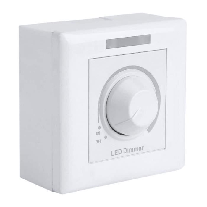 Variateur de lumière pour ampoules ou spot LED dimmables de 0 a 10V avec 1A