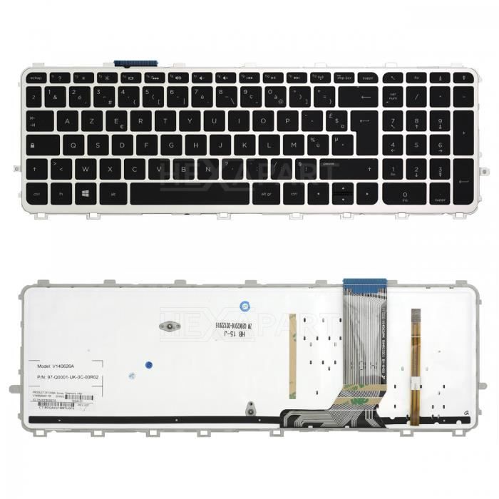 Clavier Rétro-éclairé Français Original Pour HP ENVY 17-j091ef
