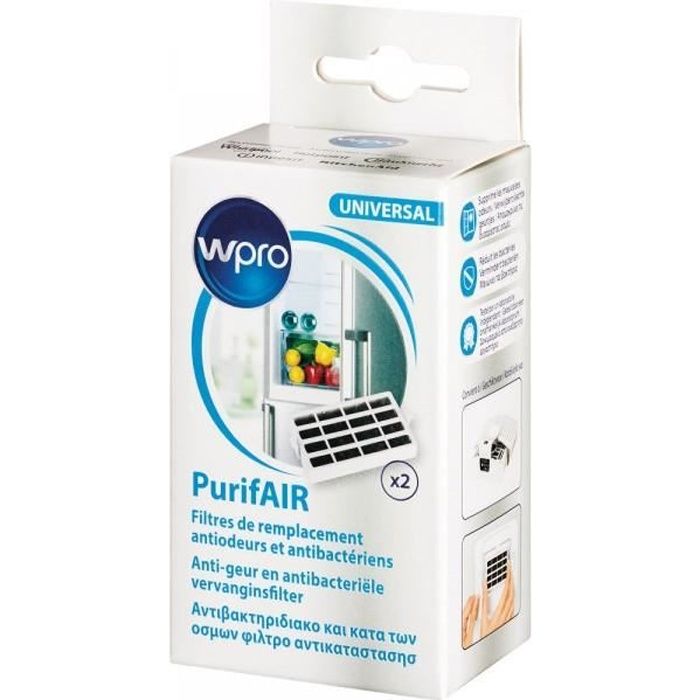 PUR101 - LOT DE 2 FILTRES POUR PURIFAIR WPRO - 484000008921