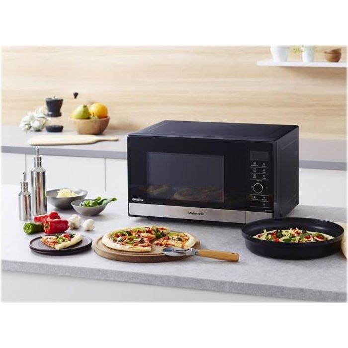 Panasonic NN-GD38 Four micro-ondes grill pose libre 23 litres 1000 Watt inox-noir