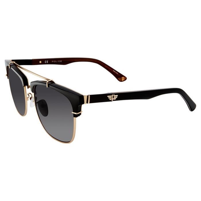 Lunettes De Soleil POLICE Lunettes de soleil de femmes SPL494 Black Gold 0648 PS8UE