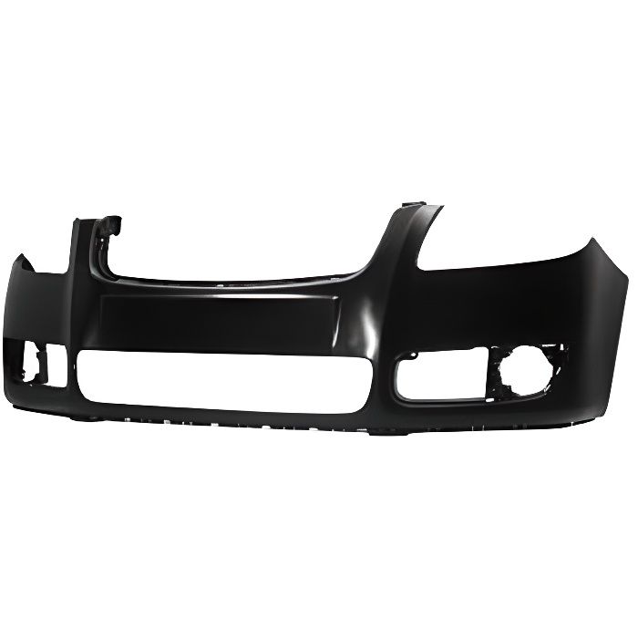 Pare chocs avant pour SKODA FABIA II ph. 1 2007-2010, Noir, Neuf.