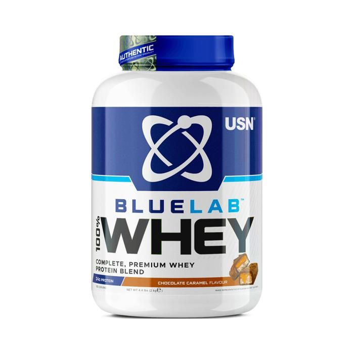 USN Blue Lab Whey Chocolat-Caramel USNBLW15 - Bleu et blanc - 2 kg
