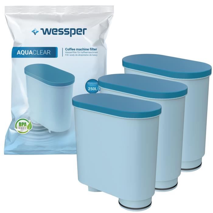 Wessper Filtre à eau similaire à Philips CA6903/10, pièces de rechange pour cafetiere Philips EP2224/40
