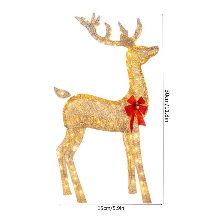 Figurine De Renne Moderne En Résine Noire - Décoration De Noël élégante Pour Cheminée, Salon, Chambre