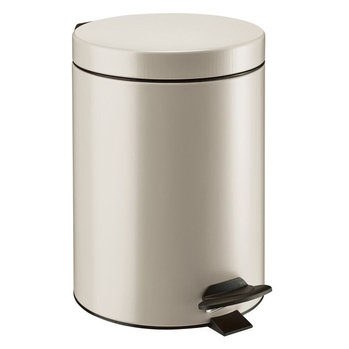 Poubelle à Pédale Sunware Zodiac - 5L - Blanc