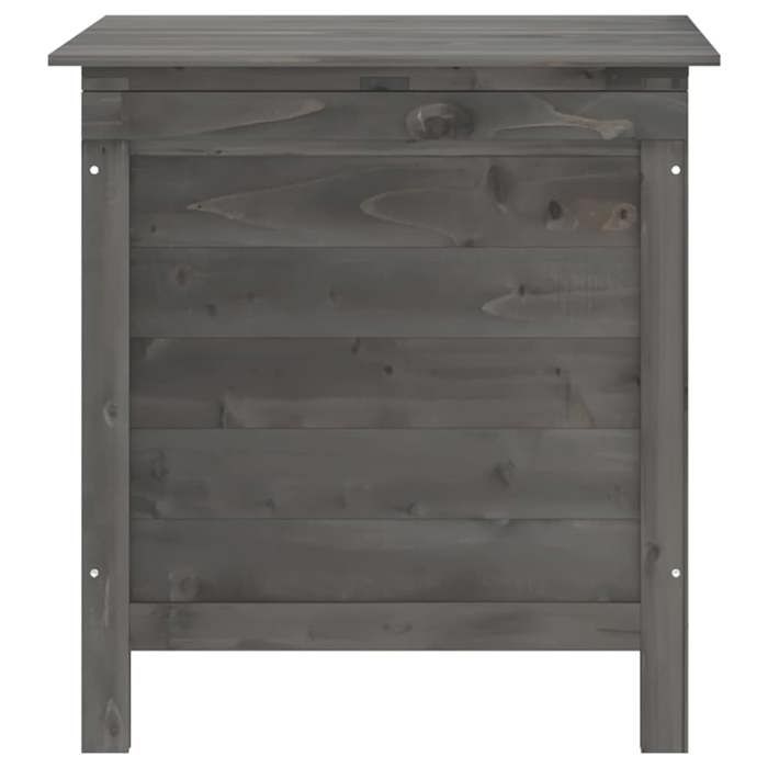 (Vente Chaude)COFFRE DE JARDIN SOLOMON Boîte de rangement de jardin - FAFA-TOP - Meuble de jardin - anthracite bois massif de sapi