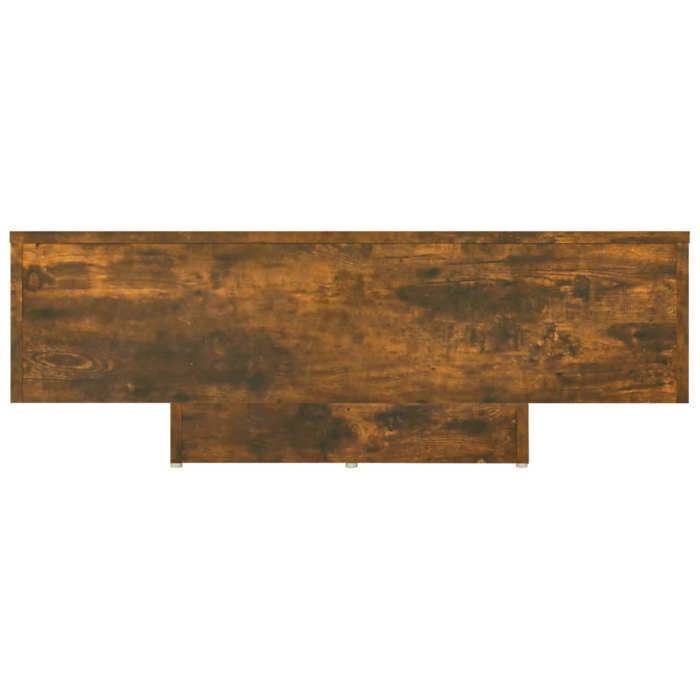 Maison SoldesTable basse - Table à Café pour Salon Étagère de Rangement Marron 70x40x45cm Bois dacacia massif Moderne913386