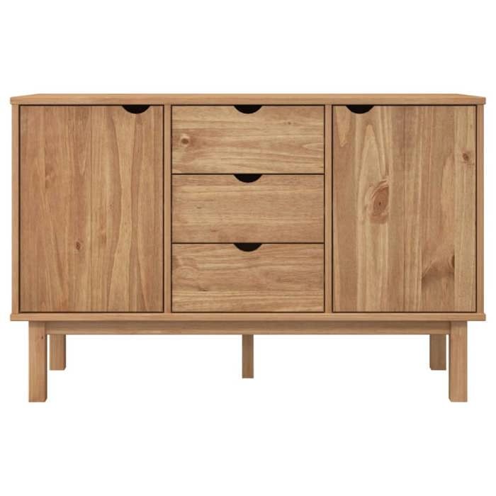 (10012)Commode - contemporain - Buffet rangement - OTTA 1135x43x73 cm Bois massif de pin poid:26.5 kg