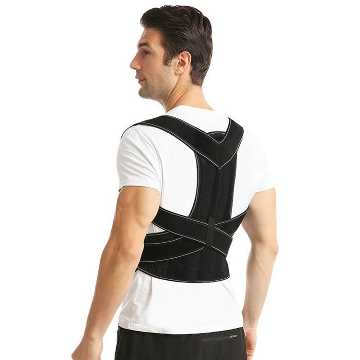 Ceinture redressement - BEARWIN - dos posture corrector dorsale soutien lombaire droit adulte homme femme taille l maintien épaule
