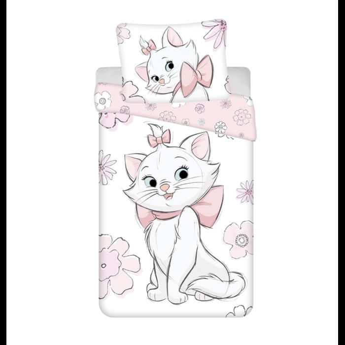 Disney - Parure de lit en coton Les Aristochats : Marie - 140 x 200 cm Disney - Parure de lit en coton Les Aristochats : Marie - 140 x 200 cm