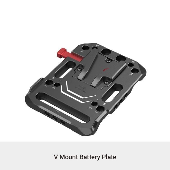 Plaque Batterie V-Mount SmallRig Pour Lampes COB - Alimentation Stable Pour Tournage Pro