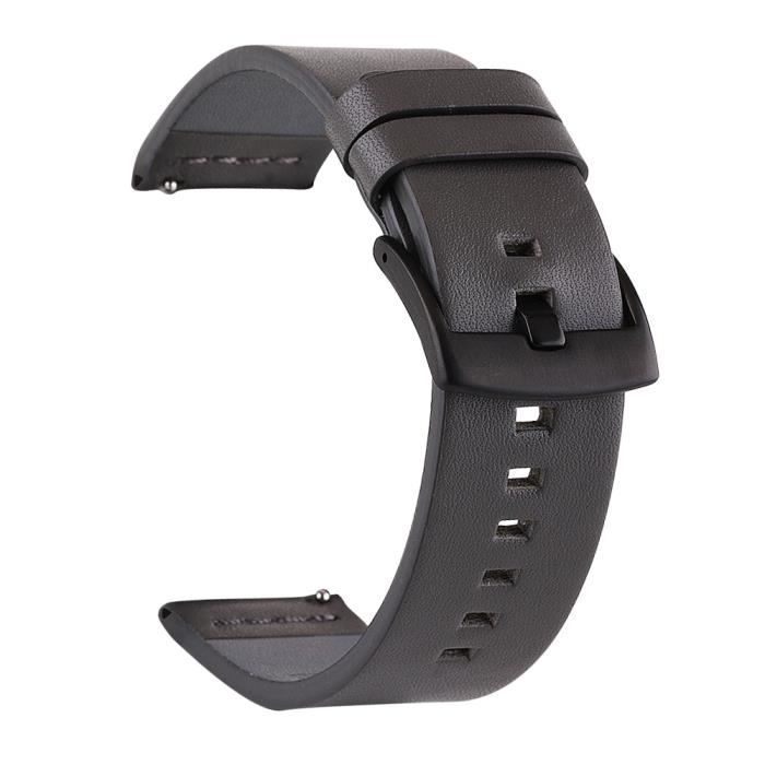Couleur Noir gris fonc taille Amazfit GTS bracelets de montre en