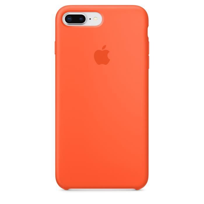 Coque En Silicone Compatible Pour Iphone 7 Plus 8 Plus Orange Curcuma Achat Coque Bumper Pas Cher Avis Et Meilleur Prix Cdiscount