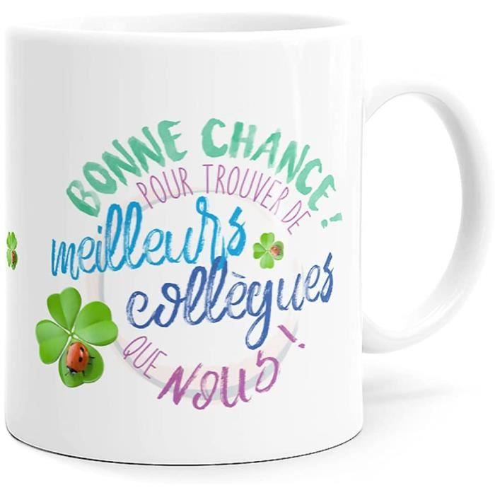 Mug Humour Collègue Tasse Mes Drôle Rigolo. Idée Cadeau Original pour Départ en Retraite