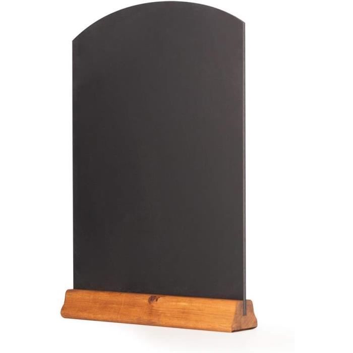 Tableaux Chalkboards Uk Tableau Noir Socle Bois Table Chêne Foncé (a3