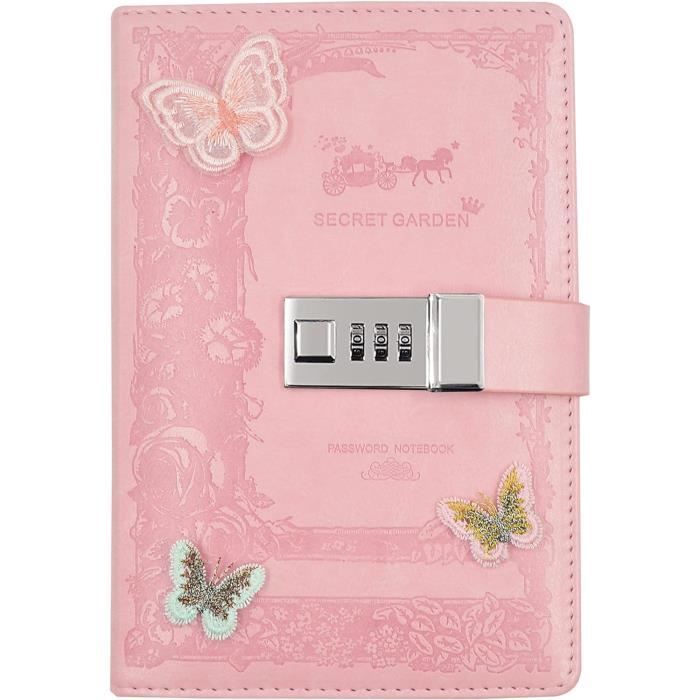 Cooyou Journal Intime Licorne Fille avec Cadenas, Carnet Secret pour Fille en Peluche Comprenant une Cahier A5 et une Licorne Trousse à Crayons, Cadeau Licorne pour Fille 4-12 Ans, Rose