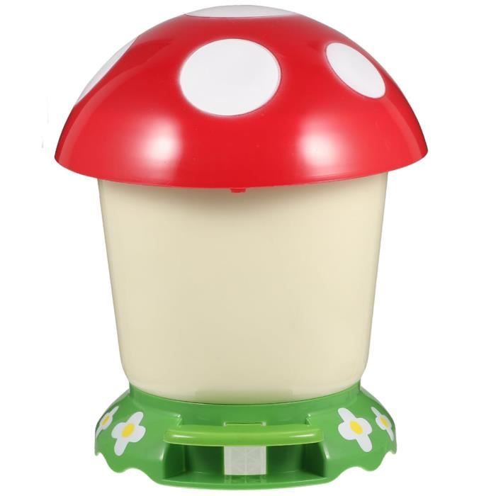 Mini Poubelle De Bureau Dinosaure Avec Couvercle - Déco Kawaii, Rangement Papier, Bureau, Chambre Enfant - 2
