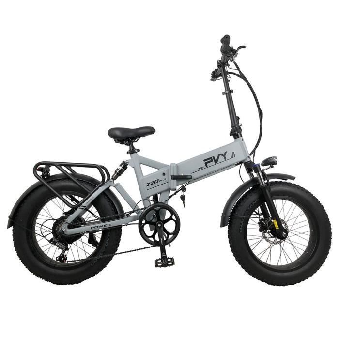 Vélo Électrique Pliant PVY Z20 Plus, Gros Pneus 20 * 4,0 Pouces, Moteur 1000 W, Vitesse 50 km/h, Batterie 16,5 Ah, Autonomie 80-120