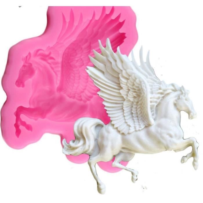 3d Pegase Silicone Moule Cheval Bonbons Chocolat Moule Savon Gateau Moule Outils Cdiscount Maison
