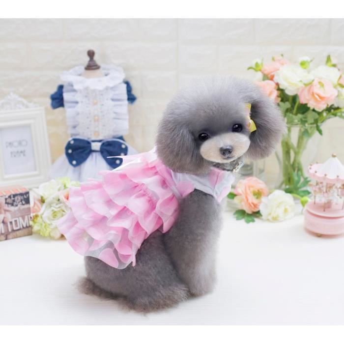 Bebe Chien Adorable Chiot Jupe Vetements Pour Petits Animaux De Compagnie Moyenne Pk Xl Cllpkxl 3780 Cdiscount