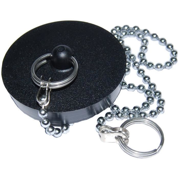 Bouchon D Evier Inox Caoutchouc O 45 Chaine 30 Cm Achat Vente Bouchon Evier Bouchon D Evier Inox Caoutc Cdiscount