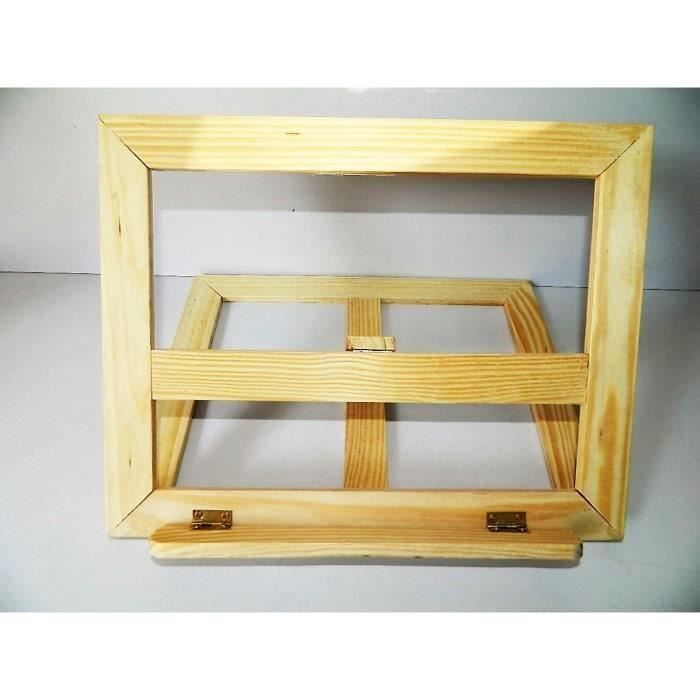 Chevalet De Table Lutrin Bois 27cm X20cm Support De Livre De Cuisine Bois Achat Vente Porte Revue Chevalet De Table Lutrin Bo Cdiscount