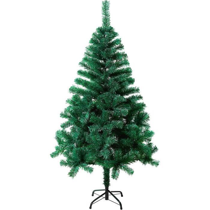 Sapin de Noël Artificiel 210cm Faux Sapin de Noël en Matériel PVC avec