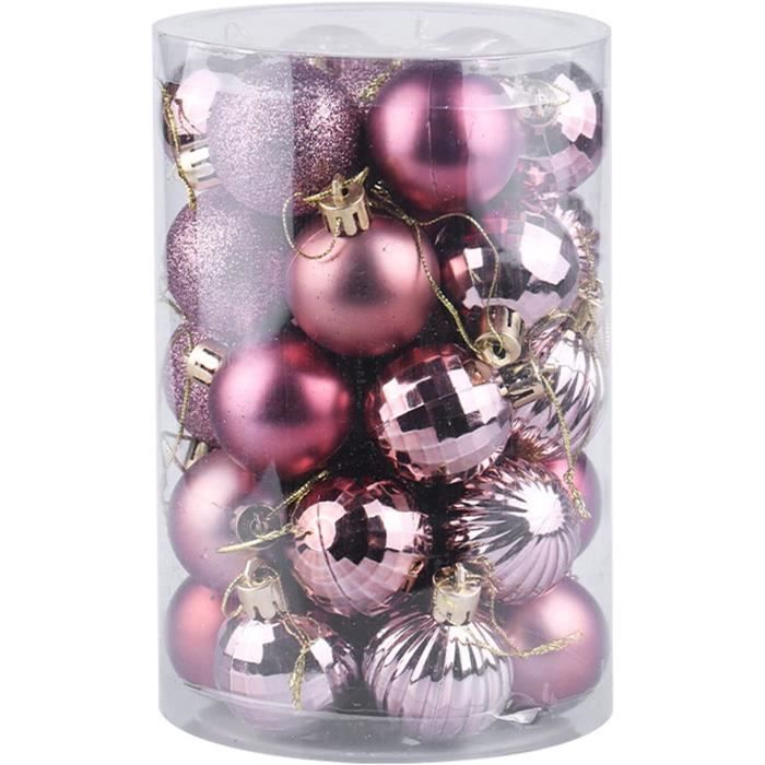Boules De Décoration De Noël, Boule de Noël en Plastique Mousseux