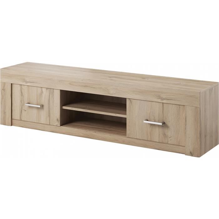 Meuble Tv Chene Clair 2 Portes 2 Niches 45 Chene Clair Achat Vente Meuble Tv Meuble Tv Chene Clair 2 Soldes Sur Cdiscount Des Le 20 Janvier Cdiscount