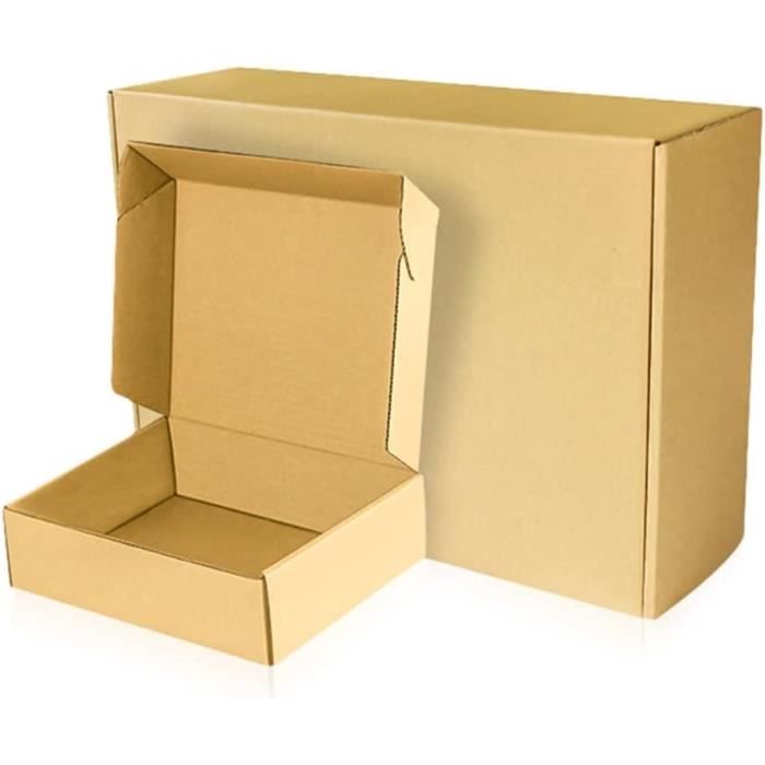 100 Pièces Boîtes D'expédition Boîte en Carton Ondulé, Expéditeur
