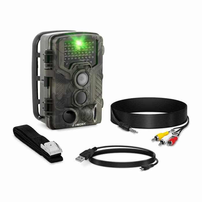 Caméra de Chasse HD 1080P 16MP Vision Nocturne Surveillance Nuit LED IR Étanche