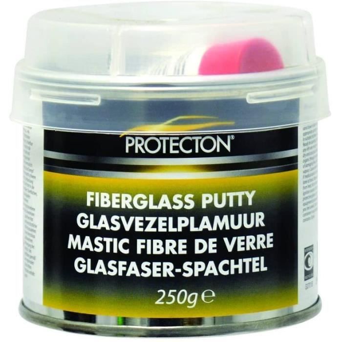 Protecton mastic en fibre de verre Fiberplast250 grammes jaune/noir
