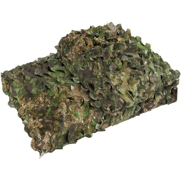Voile d'ombrage,Filet de Camouflage militaire 6x1.5m, Camping, chasse