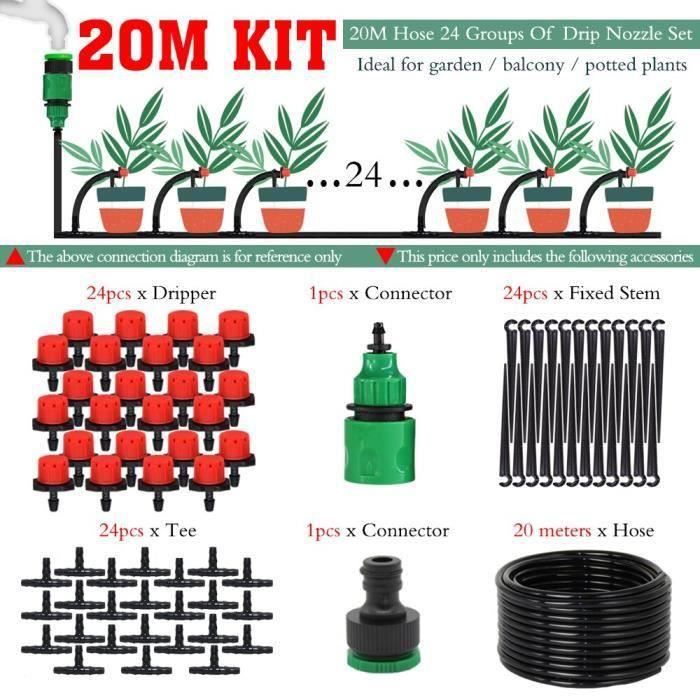 3 Kits D Arrosage Automatique Deeper Dripper, Arrosage Automatique Avec Sa Bouteille, Idéal Pour Vos Plantes D' Intèrieur, Sur Le Balcon, Dans Le Jardin, Au Bureau, Kit Goutte A Goutte Automatique