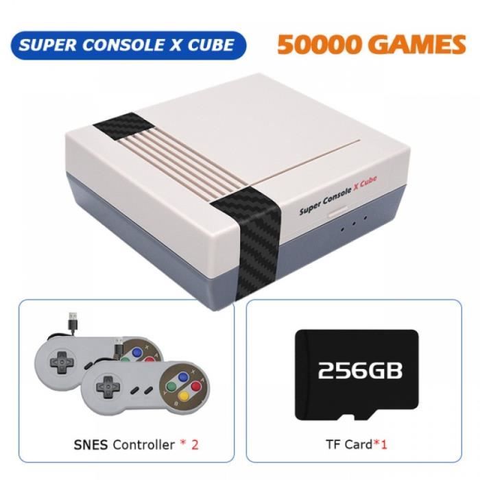 Console de jeux vidéo rétro classique émulateur Super Cube X avec 50000  jeux pour PSP PS1 DC Cube 256G SNES 2 - Cdiscount Informatique