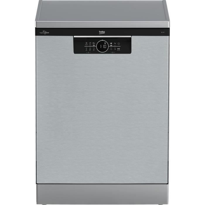 Lave-vaisselle pose libre BEKO BDFN26531X - 15 couverts - L60cm - 46dB - Inox