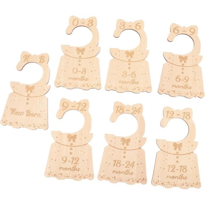 10 Cintres Bébé Rose - Cintres Enfants Anti-dérapants En Plastique PP - Pour Armoire Et Séchage - 11