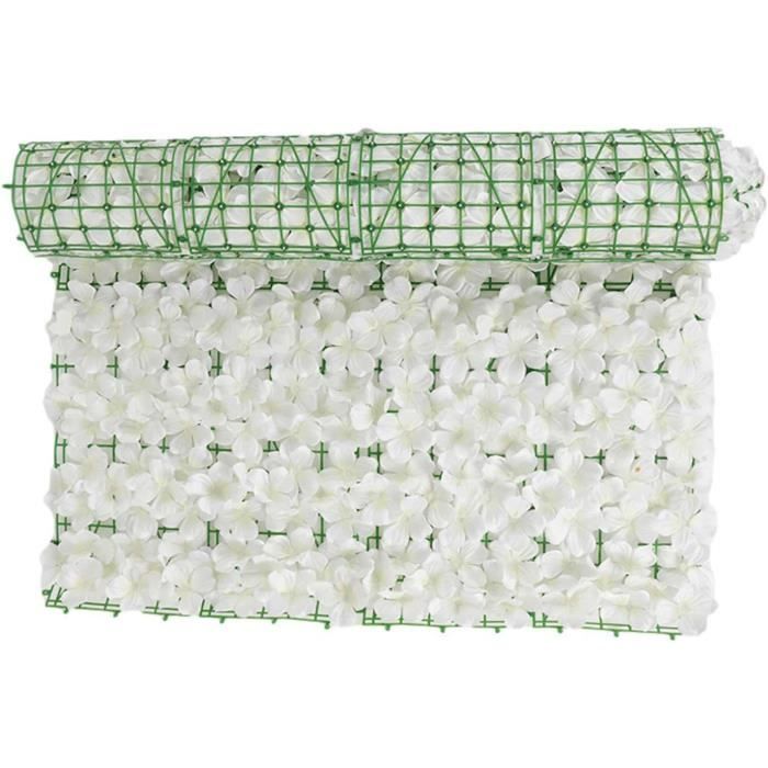 Rouleau De Haie Artificielle Hidyliu - Brise-vue Décoratif Vert - 1x0.5m - UV Résistant Pour Jardin Et Terrasse