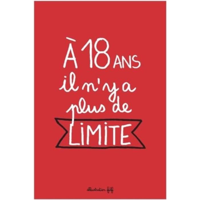 Carte Anniversaire 18 Ans Cdiscount