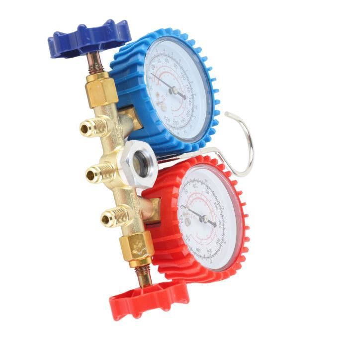 Manometre R134a EJ.life Kit Manomètre AC R134A Set Réfrigération Climatisation ...