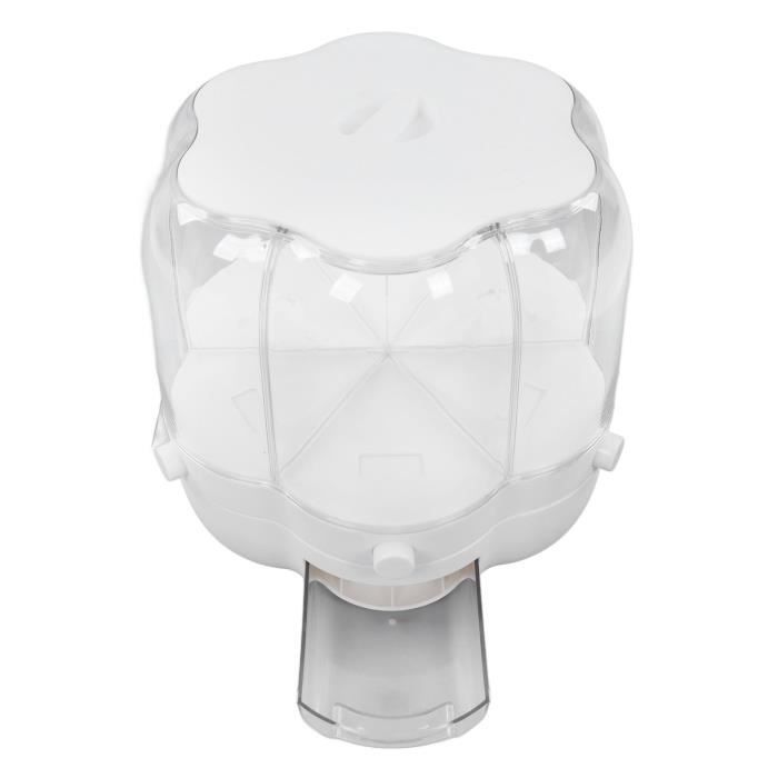 LivLab Distributeur De Riz, Conteneur De Riz De 4,5 Kg, Récipient De Rangement Avec Tasse à Mesurer, Conteneur De Nourriture Et Céréales, Bacs à Ménage Pour L'organisation De La Cuisine Et Du