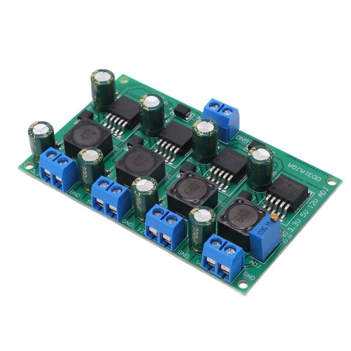 Convertisseur Tension 12V/24V Vers USB 5V - 15W, Sortie 3A, Efficacité 95% - Régulateur Abaisseur DC-DC Pour Voiture, Solaire, Appareils électroniques