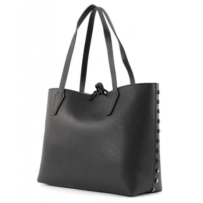Guess Sac Bobbi Inside Out Noir Noir Cdiscount Bagagerie Maroquinerie